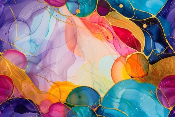Abstract Color Waves Seamless: Dynamic Energy for Your Designs