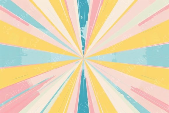 Abstract Pastel Color Light Rays: A Soft, Luminous Design Asset