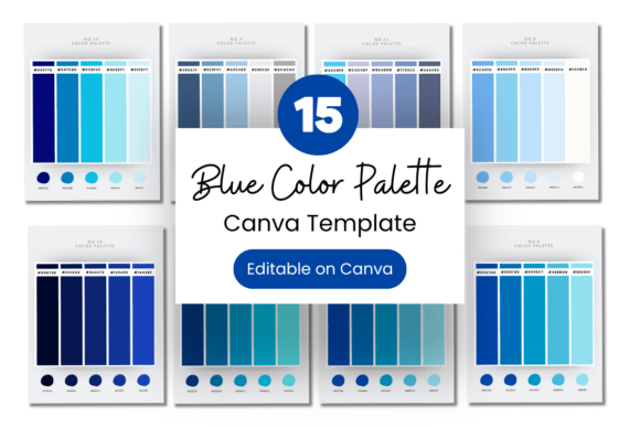 Blue Color Palette with Hex Codes: A Designer's Guide