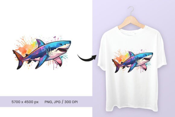 Cool Color Splash Shark: A Bold Choice for Modern Creators