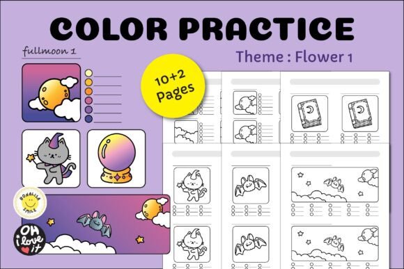 Creative Practice with the Cute Witch Color Swatch
