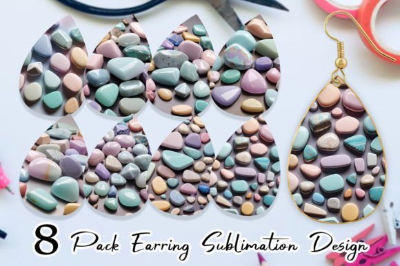 Earring Stones Pastel Color: A Gentle Touch for Modern Designs