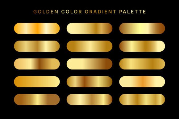 Elevate Your Visuals: The Golden Gradient Color Palette for Modern Design