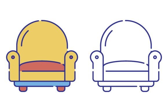 Embrace the Cozy Vibe: The Thin Line Stroked Color Icon Set