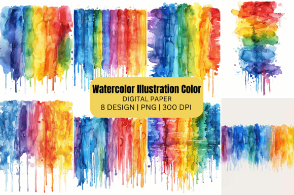 Exploring the Versatility of LGBTQ+ Watercolor Illustration Color