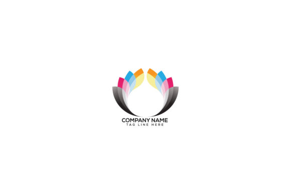 Floral Logo, Color Logo Design: A Versatile Asset