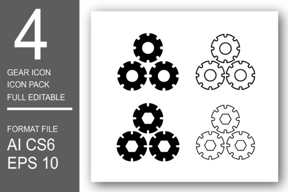 Mastering the Gear Icon Set: A Designer’s Essential Black Toolkit