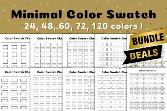 Organize Your Creative Palette with Minimal Color Swatch Pages