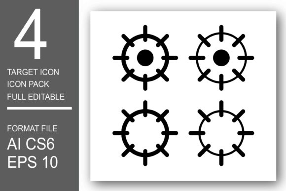 Practical Uses for a Black Target Icon Set in Design