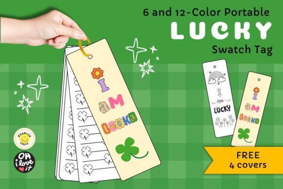 St. PATRICK LUCKY Color Swatch Tag: Your Creative Lucky Charm