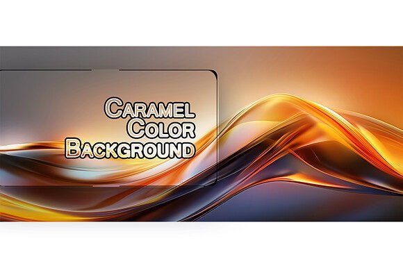 The Warmth of Caramel: A Background for Every Design