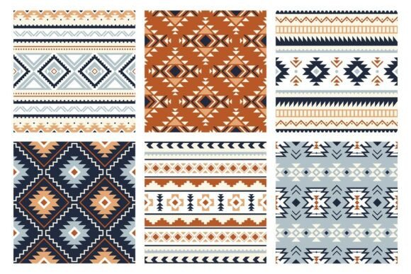 Tribal Indian Seamless Pattern: Vibrant Ethnic Textures