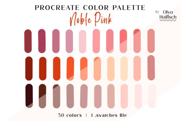 Unleash Vibrant Creativity with the Bright Pink Procreate Color Palette
