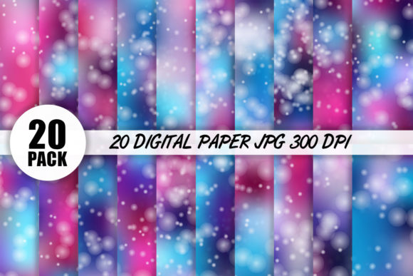 Unleashing Magic: Digital Paper Color Unicorn Backgrounds